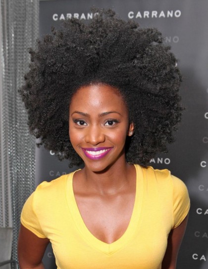Natural hair celebrities/  Celebridades con pelo natural.&nbsp;1