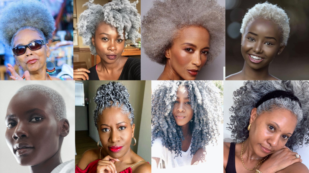 ¡El gris es el nuevo negro!
Sin embargo, estas mujeres, ahora, no solo abrazan sus canas. Las reivindican como parte de un nuevo concepto de vida, además de una forma de entender la moda.  Con ello, han hecho que la industria de la moda y  dela cosmética del cabello.  Comprenda, que tener  canas, o el pelo canoso no es símbolo de dejadez o de no entender la moda, y mucho menos algo malo