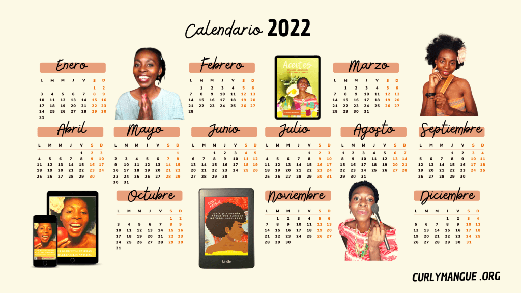 Descarga gratis tu calendario Curly Mangue&nbsp;2022