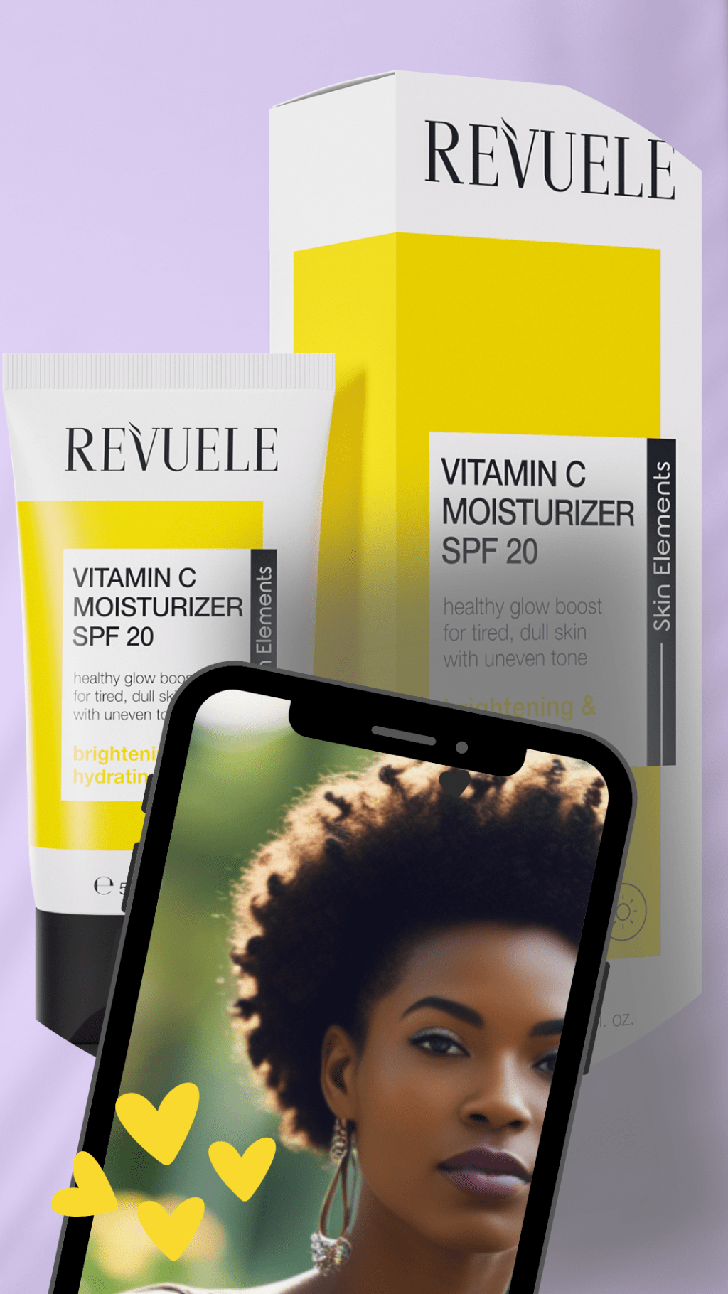 Revuele: crema hidratante SPF20 rica en vitamina C. Cosmética low&nbsp;cost.